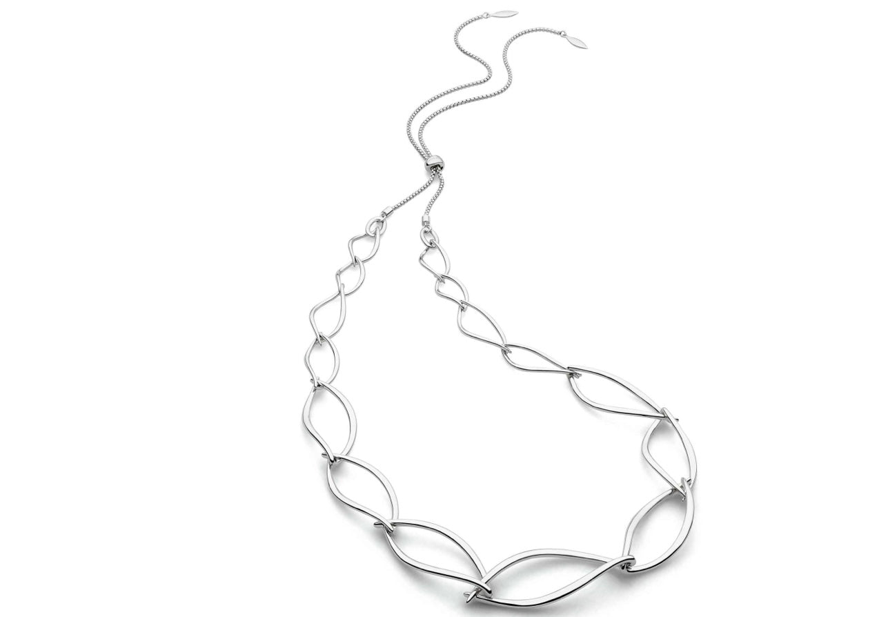 ENTWINE TWIST LINK SLIDER NECKLACE - 90228