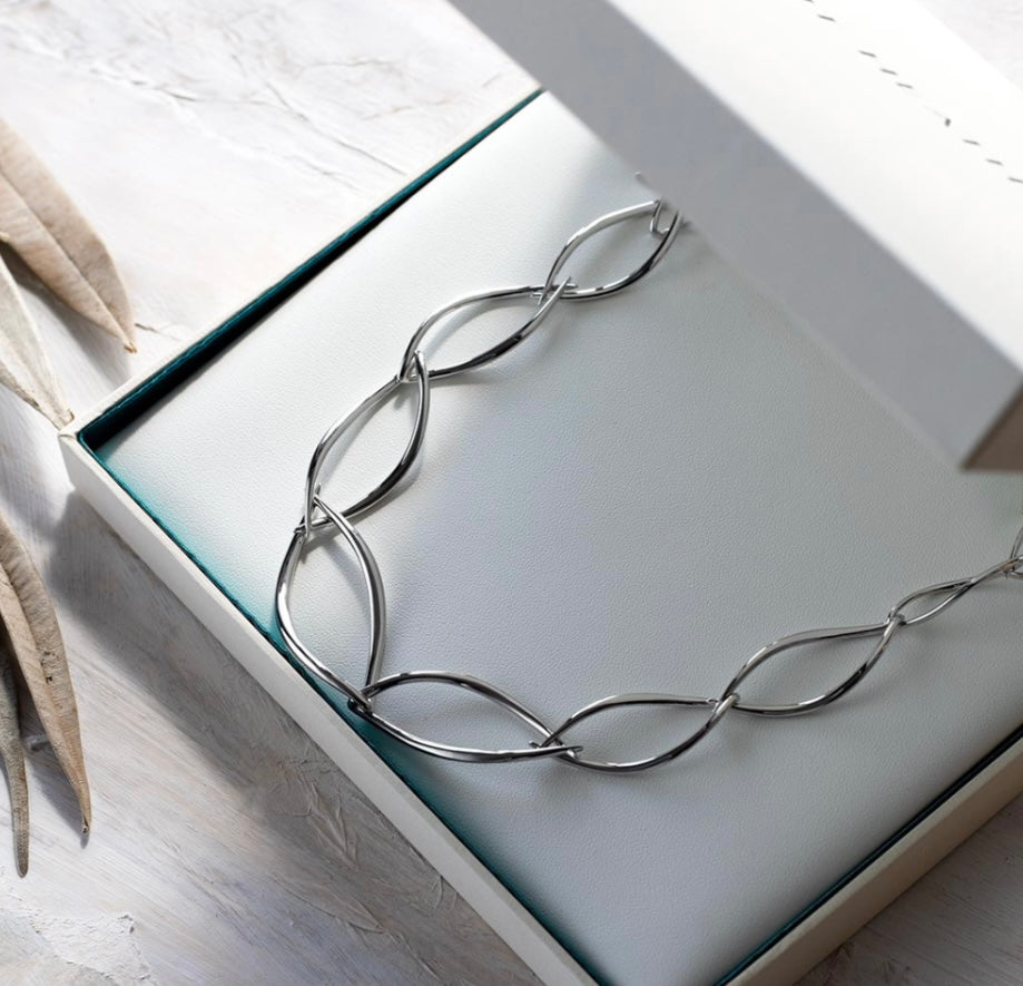 ENTWINE TWIST LINK SLIDER NECKLACE - 90228