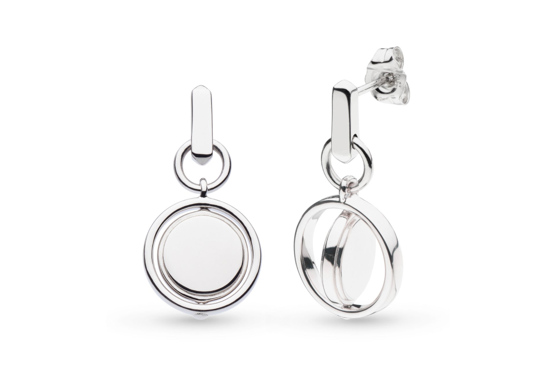 KIT HEATH REVIVAL ECLIPSE STUD DROP SPINNER EARRINGS - 60423