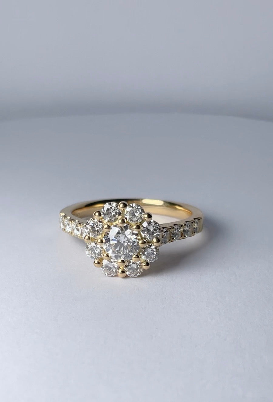 BESPOKE DIAMOND CLUSTER RING