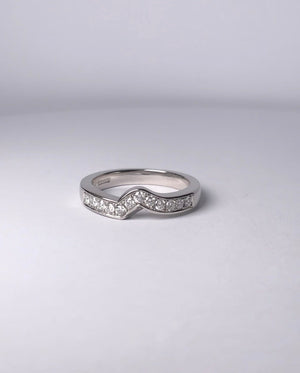 HANDMADE SHAPED ETERNITY RING - Jewellerybydesign.com