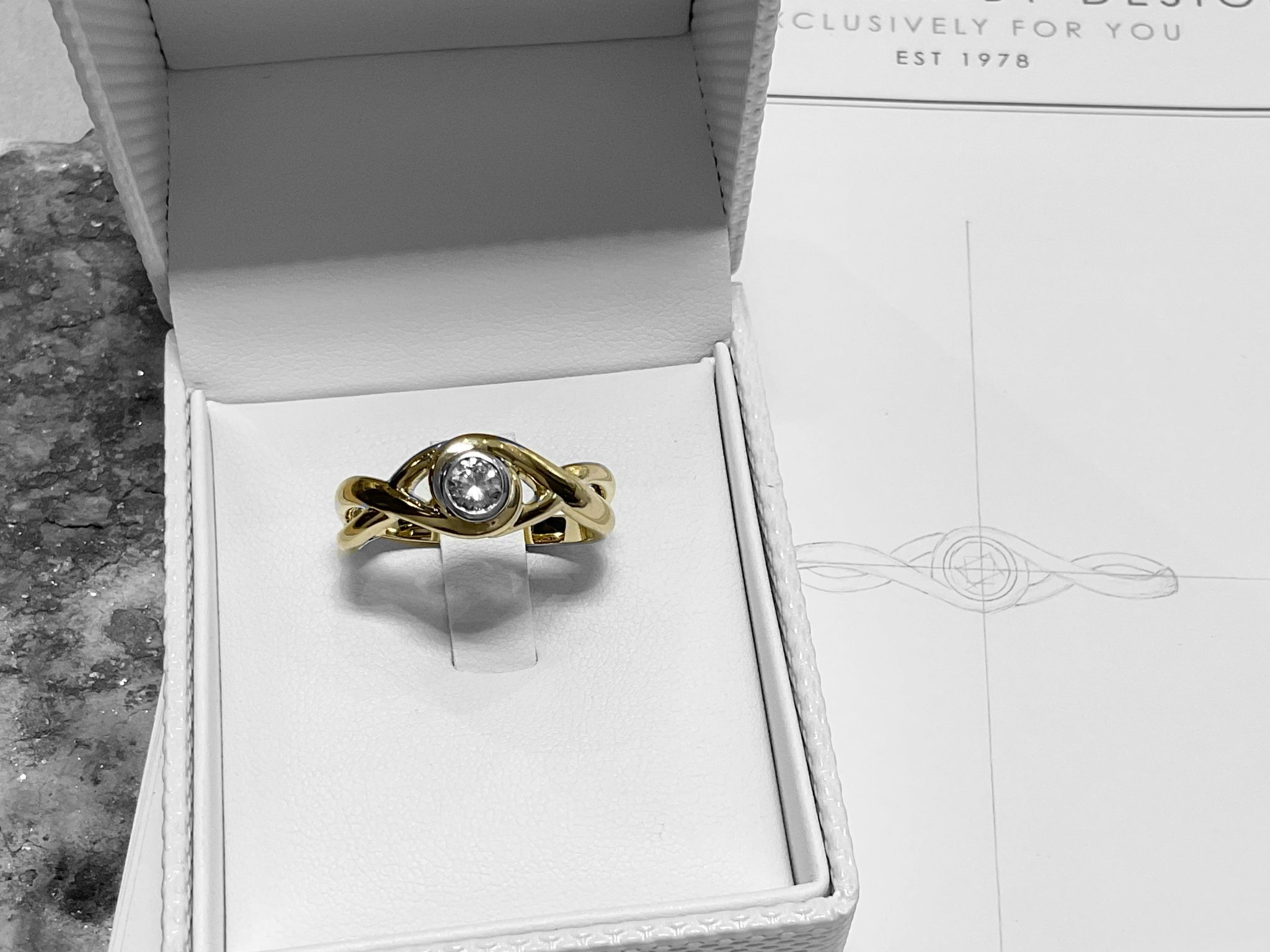 HANDMADE BESPOKE DIAMOND RING