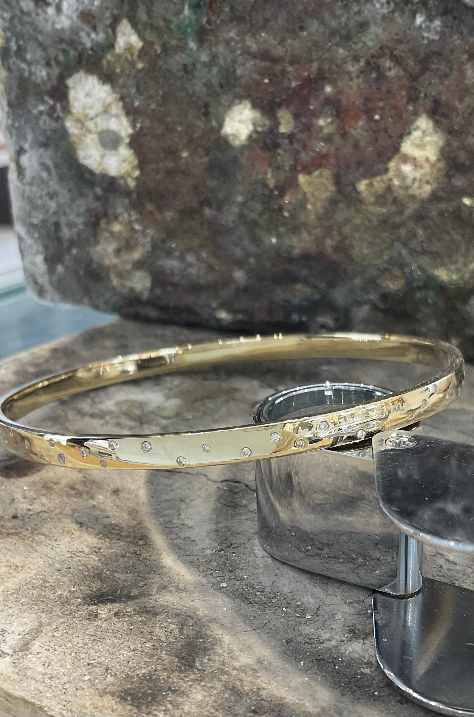HANDMADE DIAMOND SET BANGLE