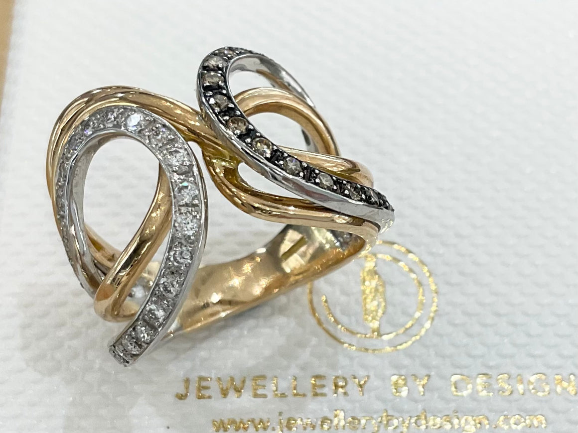 Diamond dress ring - JBD-no82-18rw