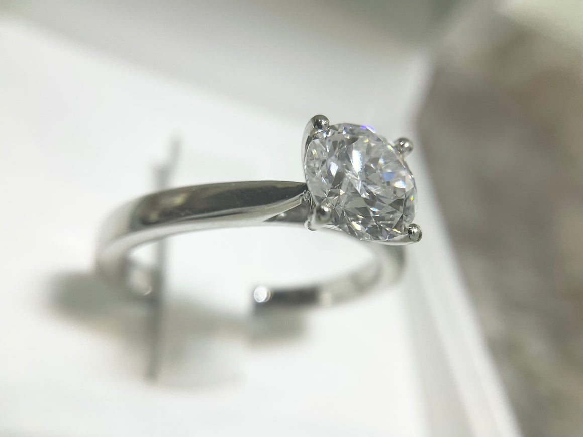 LAB GROWN BRILLIANT CUT DIAMOND RING - rx4331plt-lab-rnd-0224