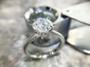 LAB GROWN BRILLIANT CUT DIAMOND RING - rx5586plt-lab-rnd-0524