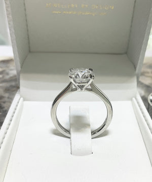 LAB GROWN BRILLIANT CUT DIAMOND RING - rx5586plt-lab-rnd-0524