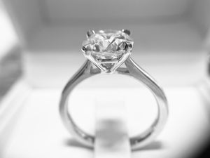 LAB GROWN BRILLIANT CUT DIAMOND RING - rx5586plt-lab-rnd-0524