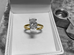 LAB GROWN OVAL DIAMOND RING - rx3991-18yplt-ov-lab-0325