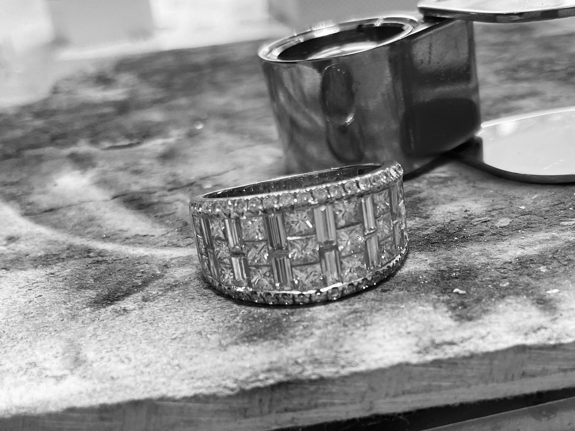 WHITE GOLD DIAMOND RING - 48834r001-18w