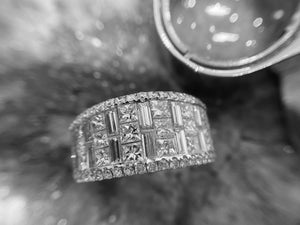 WHITE GOLD DIAMOND RING - 48834r001-18w