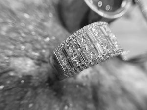 WHITE GOLD DIAMOND RING - 48834r001-18w