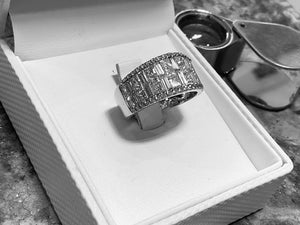 WHITE GOLD DIAMOND RING - 48834r001-18w
