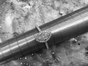 PLATINUM MARQUIS DIAMOND RING - eng4056-plt1121