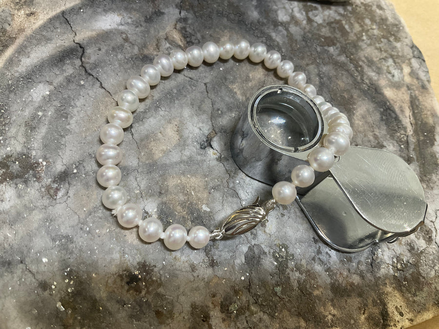 FRESHWATER PEARL BRACELET - burp-sil