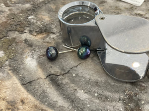 FRESHWATER PEARL EARRINGS - ess7b-sil