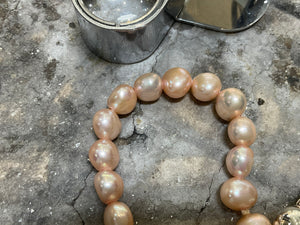 FRESHWATER PEARL BRACELET - 32323232bsil
