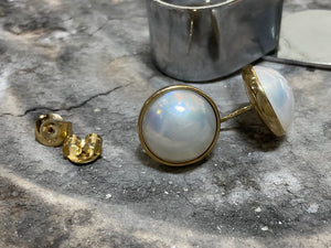 MABE PEARL EARRINGS - 4a09-99ws51