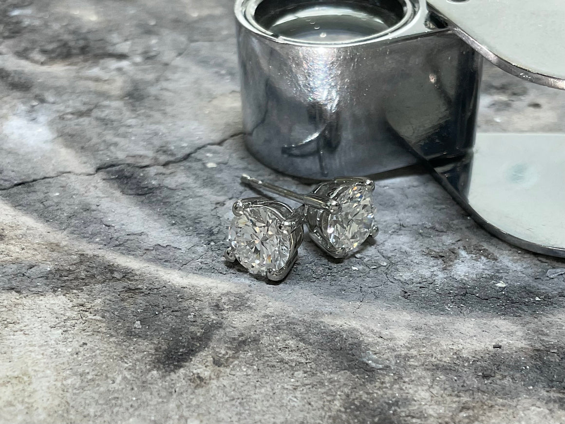 LAB GROWN DIAMOND EARRINGS - ex2844plt-lab-203-0825