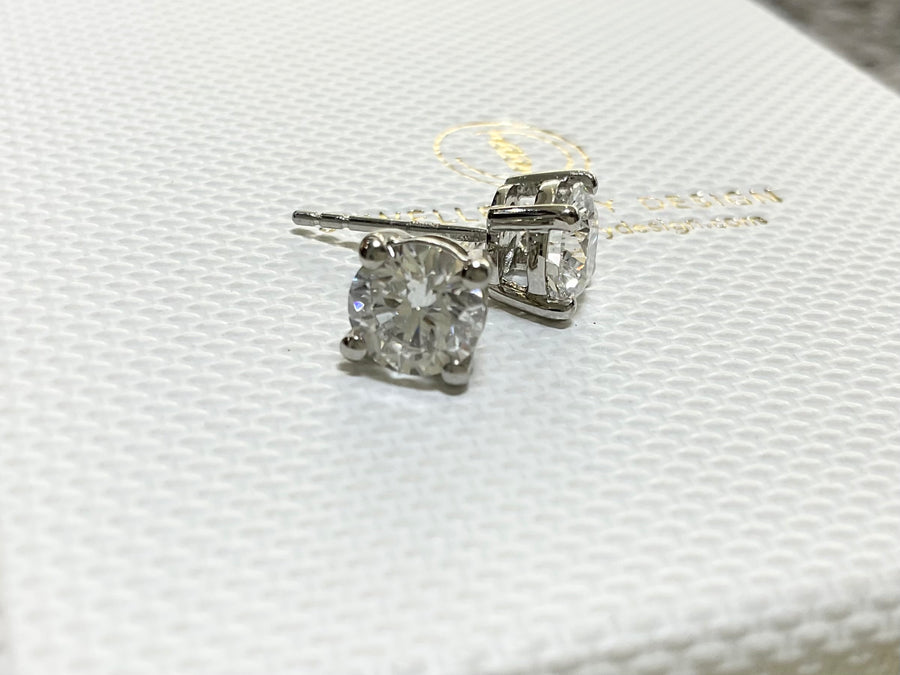 LAB GROWN DIAMOND EARRINGS - ex2844plt-lab-203-0825