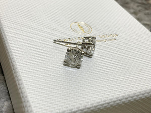 LAB GROWN DIAMOND EARRINGS - ex2844plt-lab-203-0825