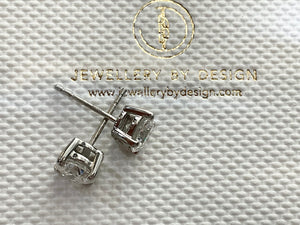 LAB GROWN DIAMOND EARRINGS - ex2844plt-lab-203-0825
