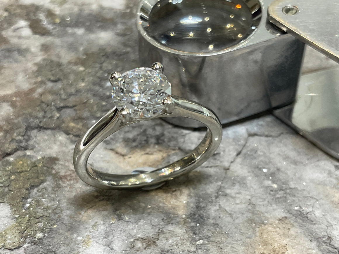 LAB GROWN DIAMOND RING - rx5586plt-lab-rnd-1125