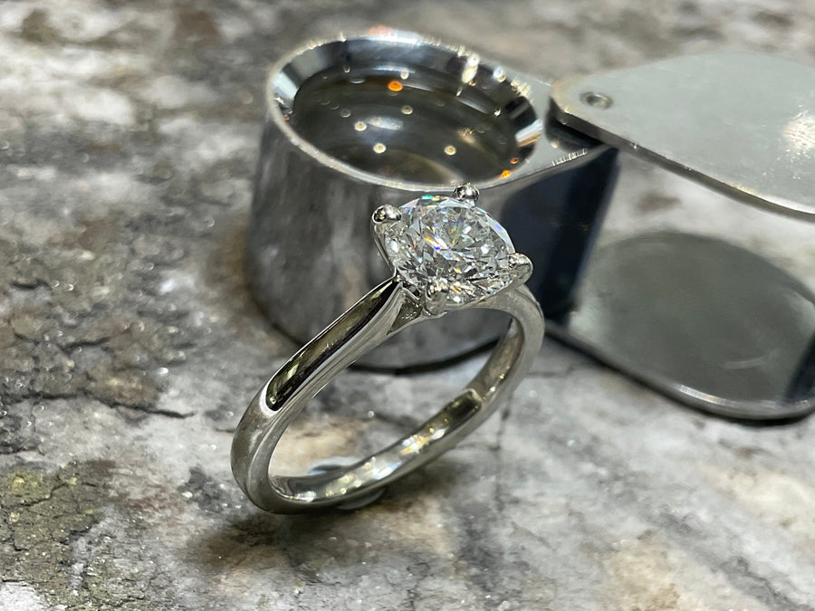 LAB GROWN DIAMOND RING - rx5586plt-lab-rnd-1125