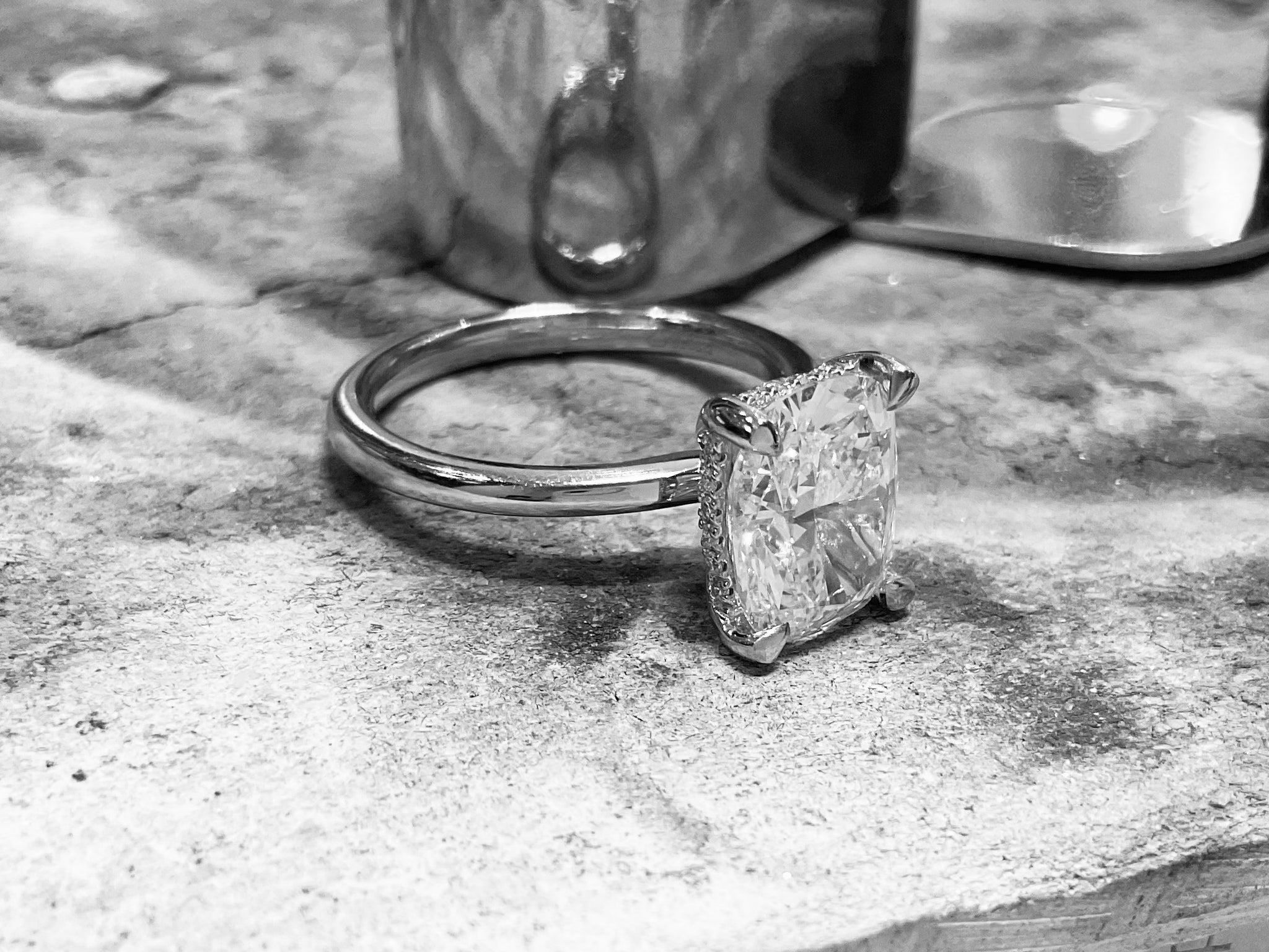 LAB GROWN DIAMOND RING - rx14116plt-lab-cush-1125