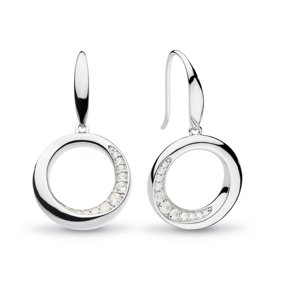 Bevel Cirque Pave Drop earrings - 5152 CZ