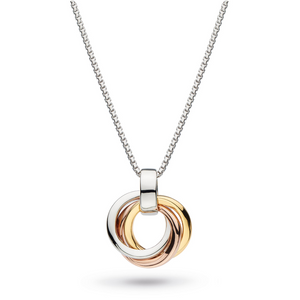 Bevel Trilogy Golds 17” Necklace - 9168 GRG