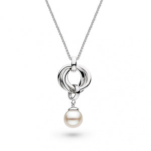 Bevel Trilogy Pearl Freshwater Pearl 18” Necklace- 9160 FP