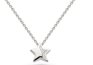 KIT HEATH MINIATURE SHINING STAR SPARKLE PAVE 17” NECKLACE - 90034CZ