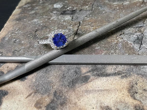 Tanzanite and diamond ring rx4333-0921-18w