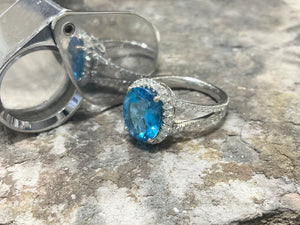 Blue topaz and diamond ring   j06489-18wtopaz0122
