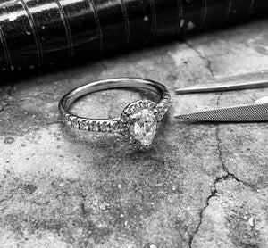 White Gold Diamond Engagement Ring – rx6695-18w0317